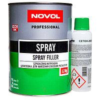 Шпатлівка NOVOL SPRAY FILLER для нанесення способом розпилення 1,2 кг