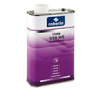 Лак акриловий швидкосохнучий Roberlo UNIX 550 HS 1л.+0.5 отв. надшвидке час висихання (комплект)
